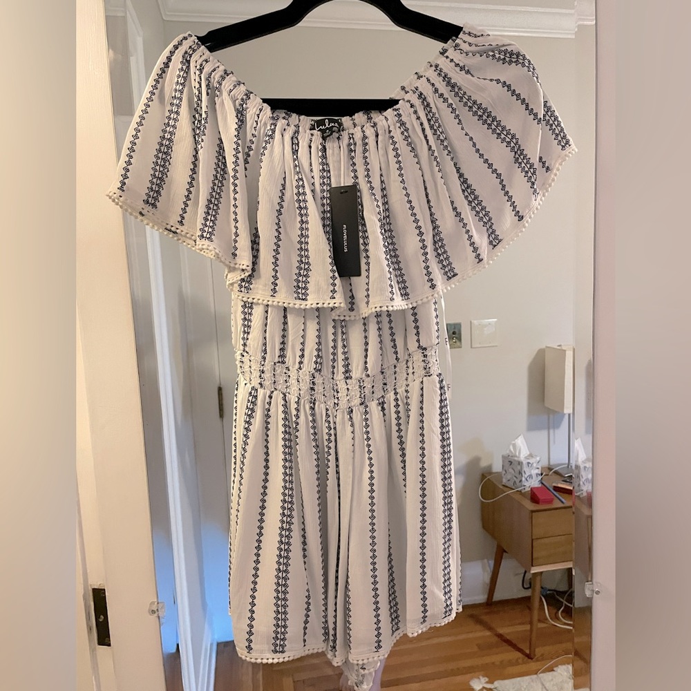 Lulu’s off the shoulder romper